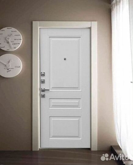 Дверь входная серая шумо-изоляционная