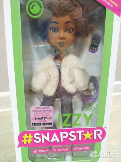 Новая кукла SnapStar Izzy с аксессуарами, 23 см