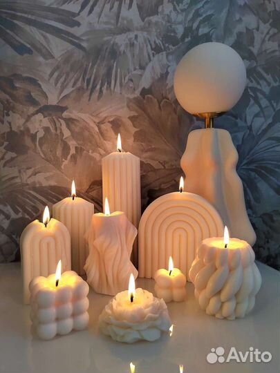 Свечи восковые ручной работы
