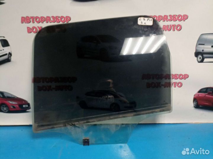 Стекло заднее левое Citroen C3 Picasso