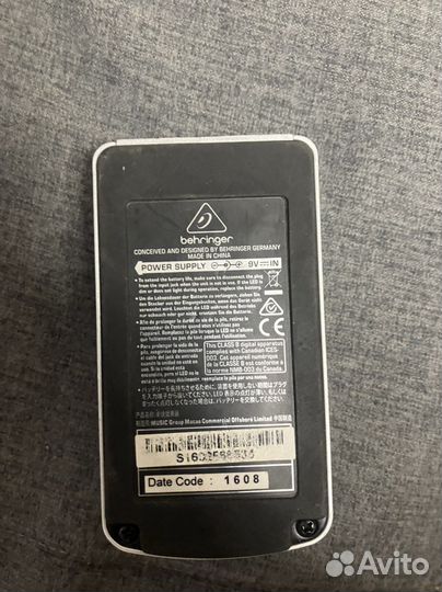 Гитарная педаль Behringer DR 400