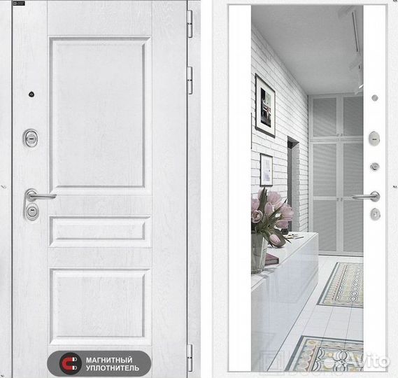 Дверь входная Белая решение для пик