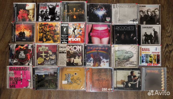 CD диски рок. Лицензия