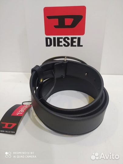 Ремень мужской diesel натуральная кожа люкс