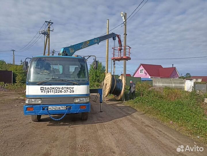 Аренда и услуги манипулятора, стрела 3 т, 7 м, борт 5 т, 5.5 м