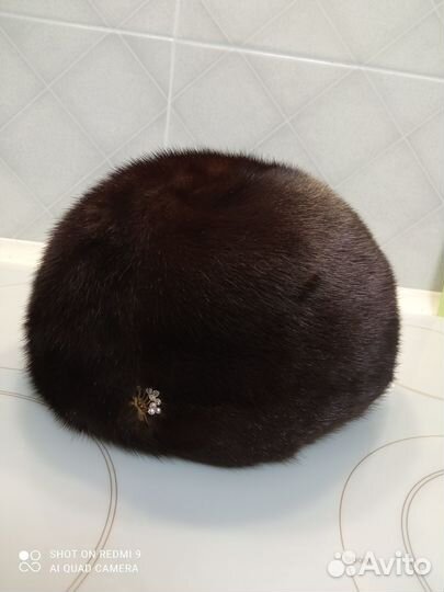 Шапка норковая женская