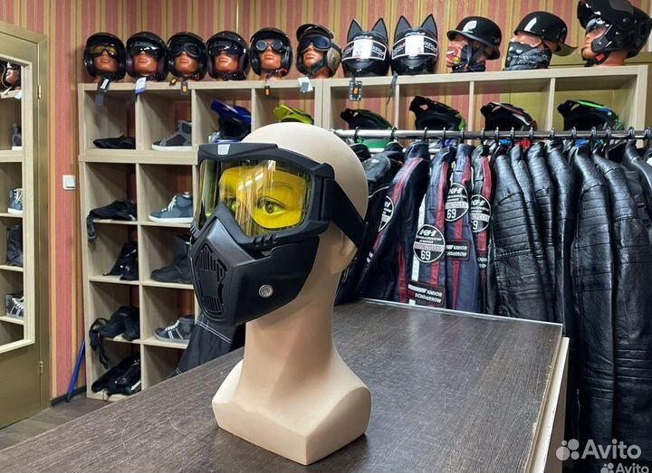 Маска для мотоцикла очки для шлема мото маска