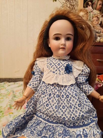 Парики,накладки для антик кукол