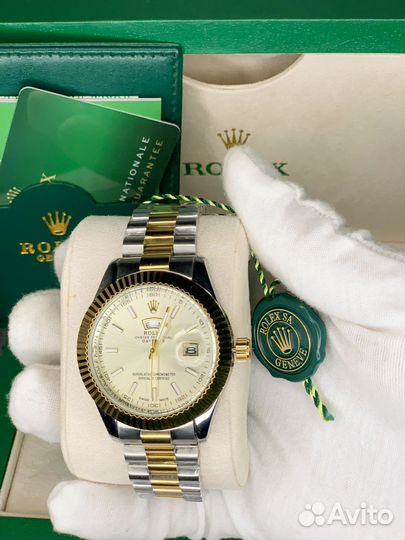 Мужские часы Rolex Day-Date 44mm White-Gold