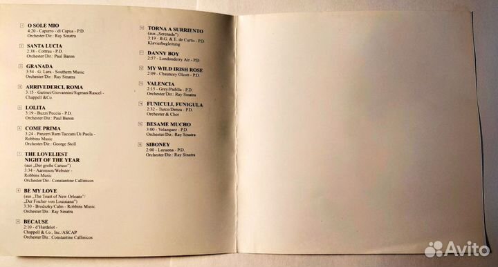 CD Mario Lanza - Santa Lucia