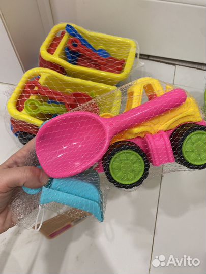 Игрушки в сад,песочницу 4 набора