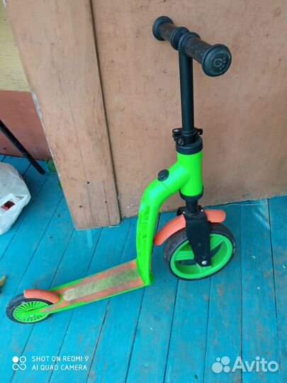 Самокат беговел 2 в 1