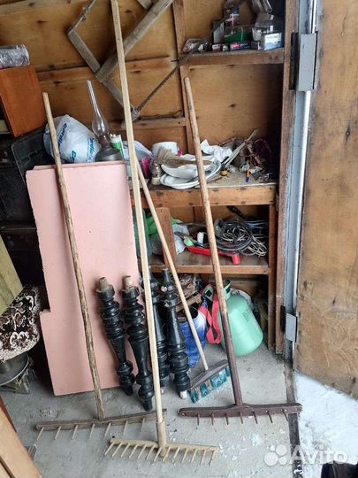 Ухват серп рубель грабли деревянные