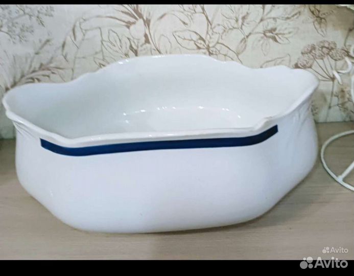 Чаша салатник винтаж СССР 26*26*10см