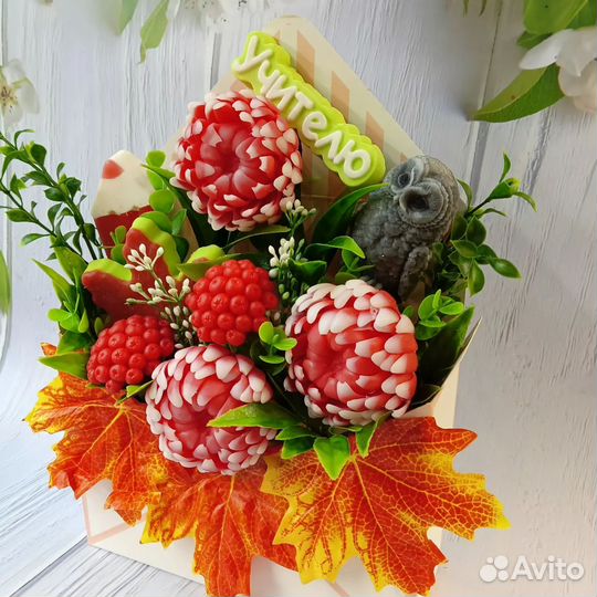 Мыльные букеты на 1 сентября
