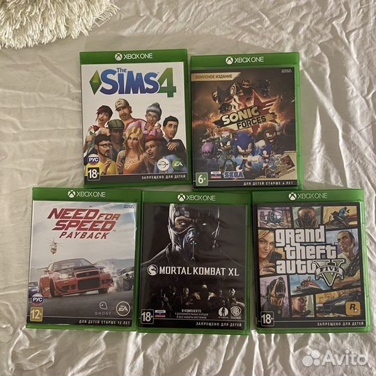 Игры на xbox One диски