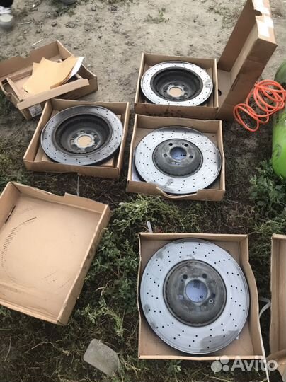 Тормозные диски mercedes w222 amg