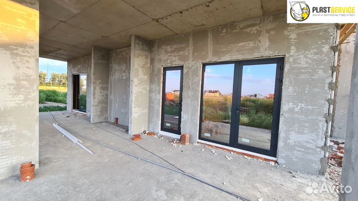 Алюминиевые окна холодный профиль, остекление