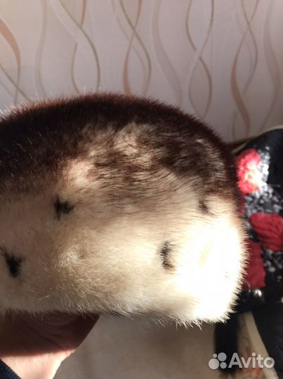 Шапка норковая женская