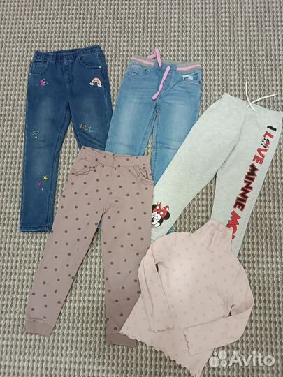 Пакет вещей для девочки 116-122, обувь