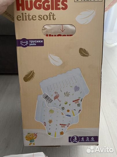 Подгузники трусики Huggies elite soft 3, 4 и 6