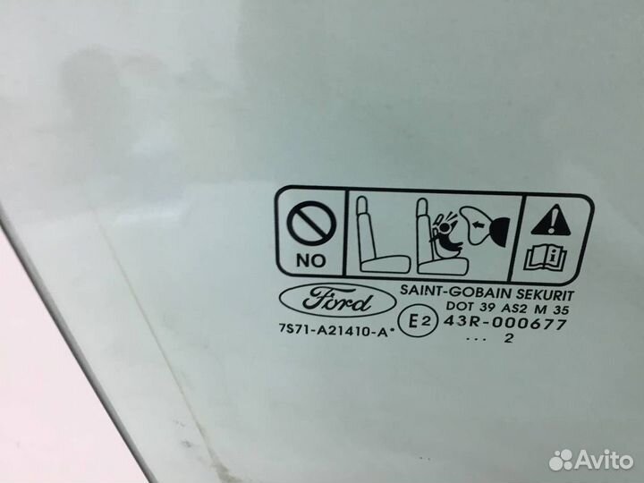 Стекло двери передней правой Ford Mondeo 4 2007-20