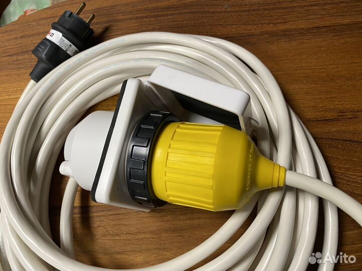 Кабель берегового питания катера 10 метров