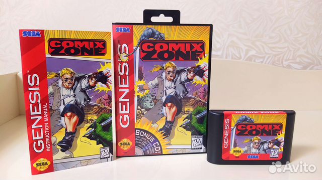 Картридж для sega Comix zone купить в Москве | Электроника | Авито