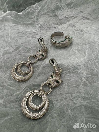 Серьги Кольцо Cartier