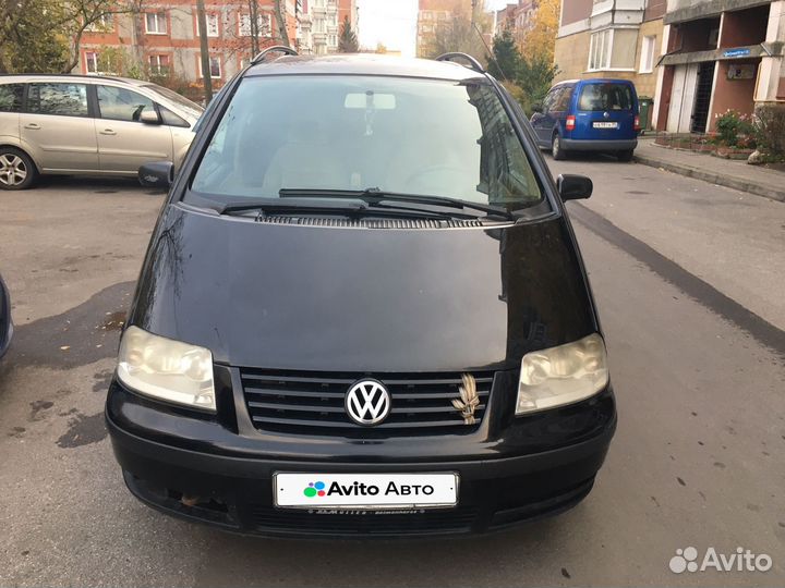 Volkswagen Sharan 1.9 AT, 2002, 336 000 км