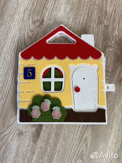 Игра книжка из фетра Мишкин дом