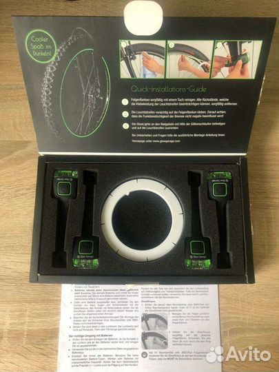 Световая лента на обод велоколеса