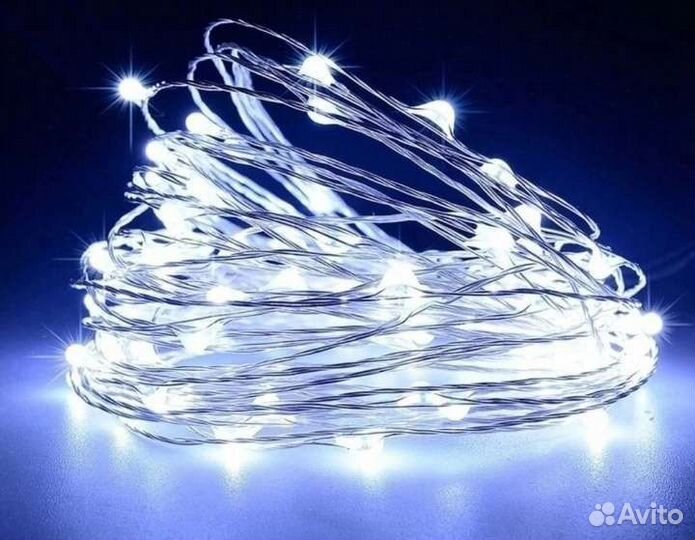 Для декора. Лента светодиодная на батарейках