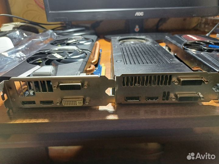 Игровые видеокарты 1,2,3 гб