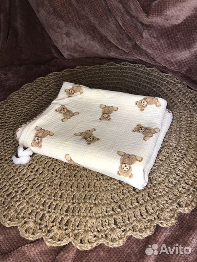 Муслиновый плед