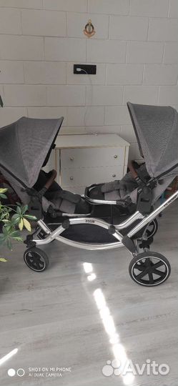 Коляска для двойни 2 в 1