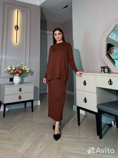 Вязаный костюм