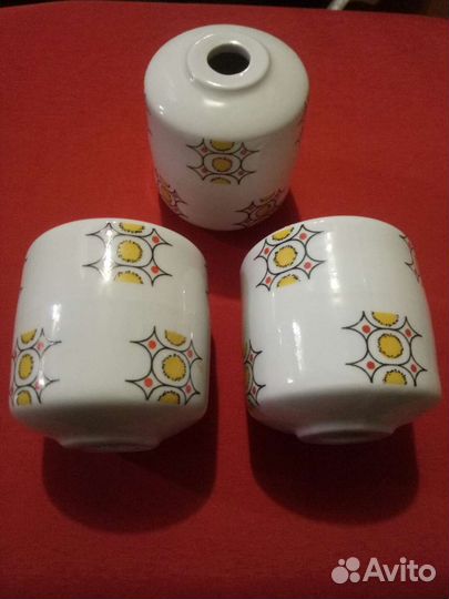Фарфоровые запчасти к люстре СССР
