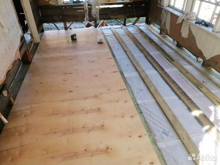 Ремонт полов замена венцов замена лаг