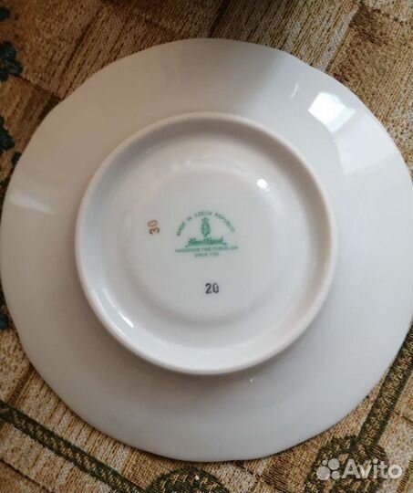 Чайная пара фарфор Чехия haas & czjzek