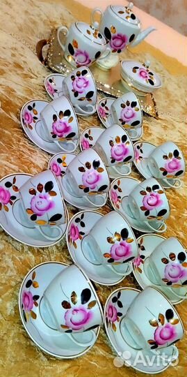 Чайный сервиз на 12 персон СССР