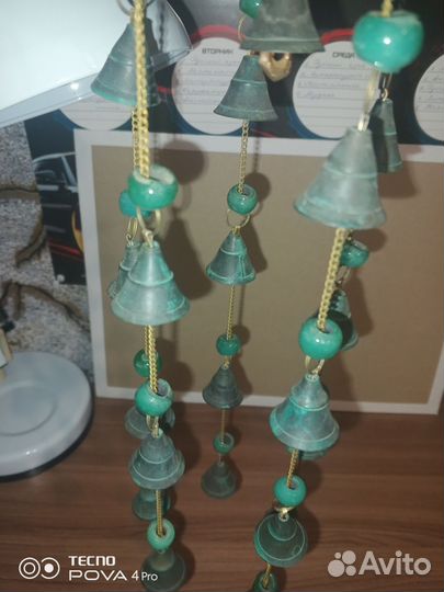 Музыка ветра колокольчики латунь