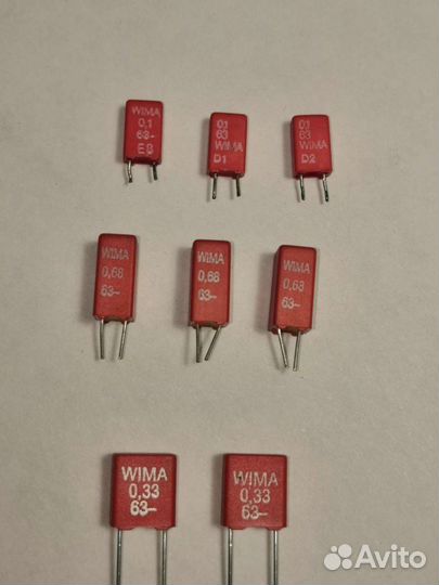 Конденсатор Wima, Elna, Nichicon