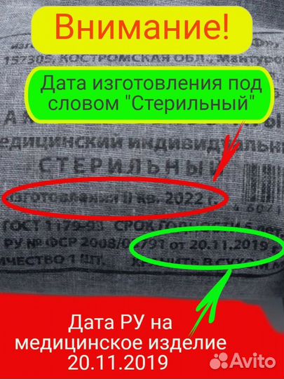 Индивидуальный перевязочный пакет / ипп