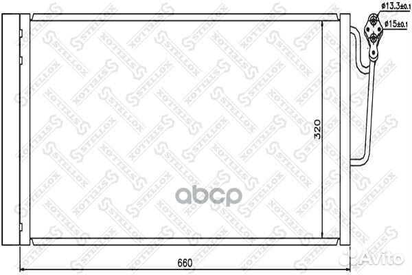 1045649SX радиатор кондиционера mini Cooper/On