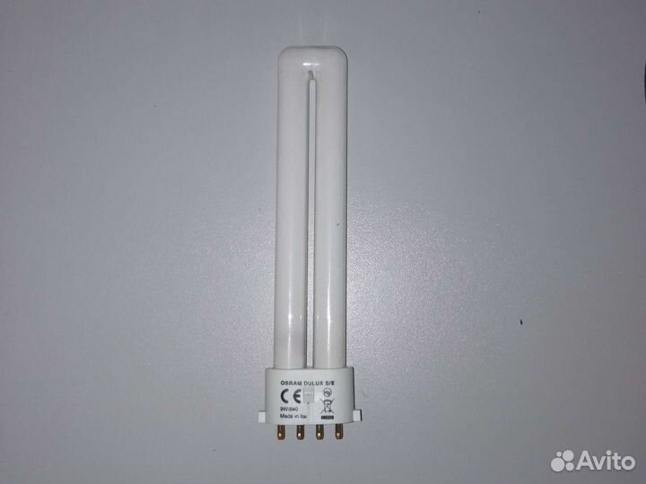 Лампа энергосберегающая osram delux s/e 9w/840