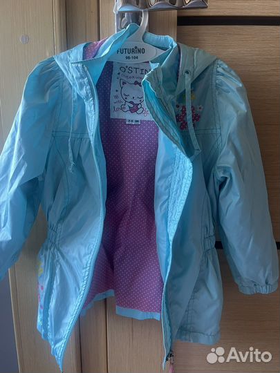 Ветровка для девочки 98