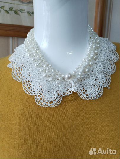Воротник кружево