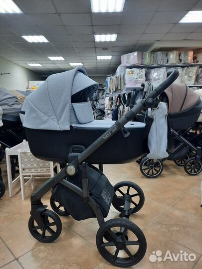 Roan Коляска 2 в1 Bass Next Chrome Shade/Black