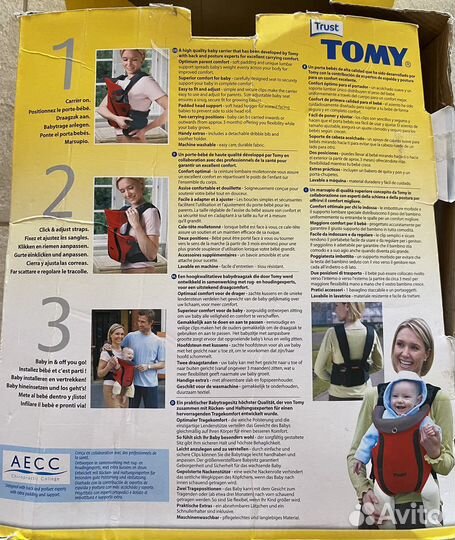 Рюкзак переноска для детей tomy freestyle classic